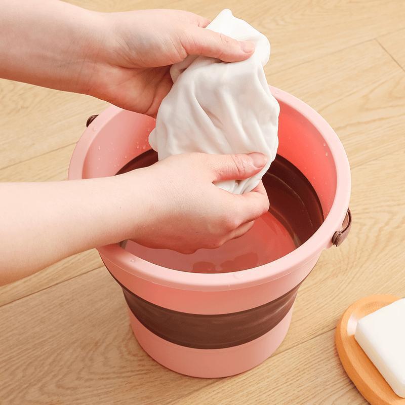 Multi-purpose folding bucket, cleaning bucket, portable fishing bucket, household car washing bucket, student dormitory water bucket Multi-purpose folding bucket, cleaning bucket, portable fishing bucket, household car washing bucket, student dormitory water bucket