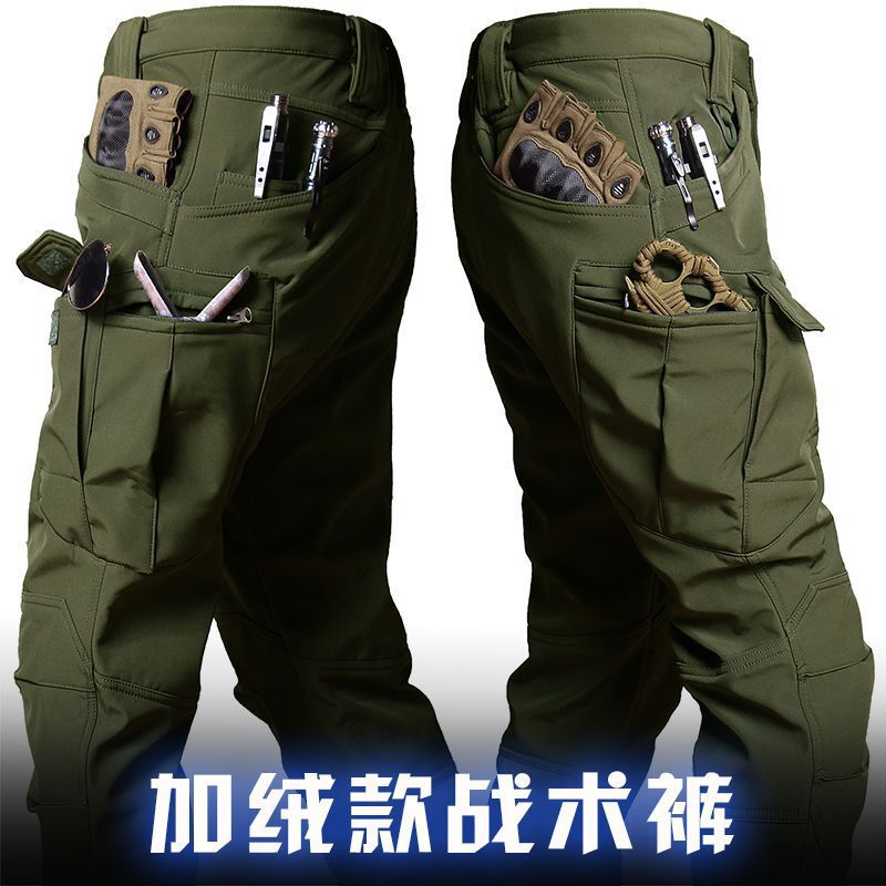 防寒コートの突撃服男性冬の軟殻服防風防水耐磨耗登山服スキー釣り騎手服|undefined