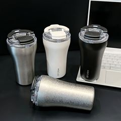 新しいファッションダブルドリンクステンレス鋼コーヒーカップ男性と女性の水カップシンプルなタンブラーカップ