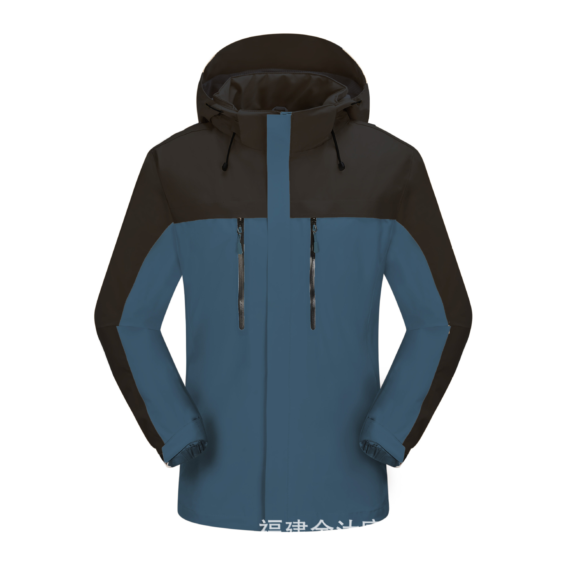 Primavera y otoño al aire libre una sola capa de vestir hombres y mujeres nuevo abrigo con capuz a prueba de viento impermeable ropa de montaña casual al por mayor