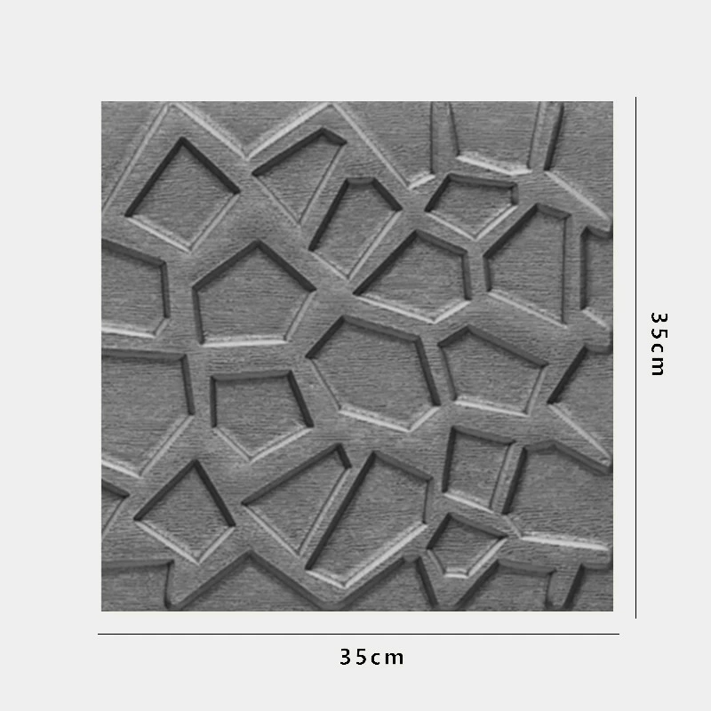 Трехмерная самоклеящаяся наклейка на стену, лента, 35×35 см, 3D