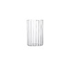 Vertical striped glass cup INS wind coffee cup cold drink cup fruit juice cup high face value single -layer cup net red straight body cup