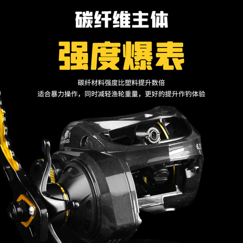 Dequ BW anti-explosion line fishing reel slow rocking wheel fish wheel Luya Lei strong iron plate wheel sea fishing fishing wheel water drop wheel wholesale