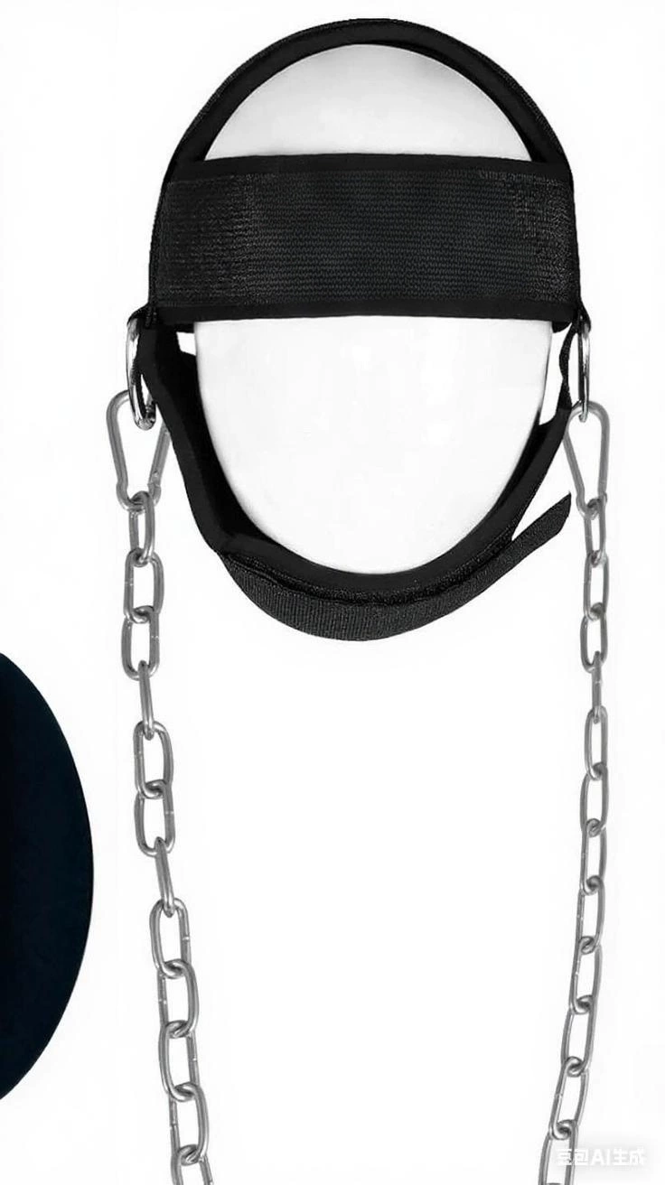 Neck & Head Training Harness (U-SHAPED) Adjustable Weight-Bearing Strap, Chain Option