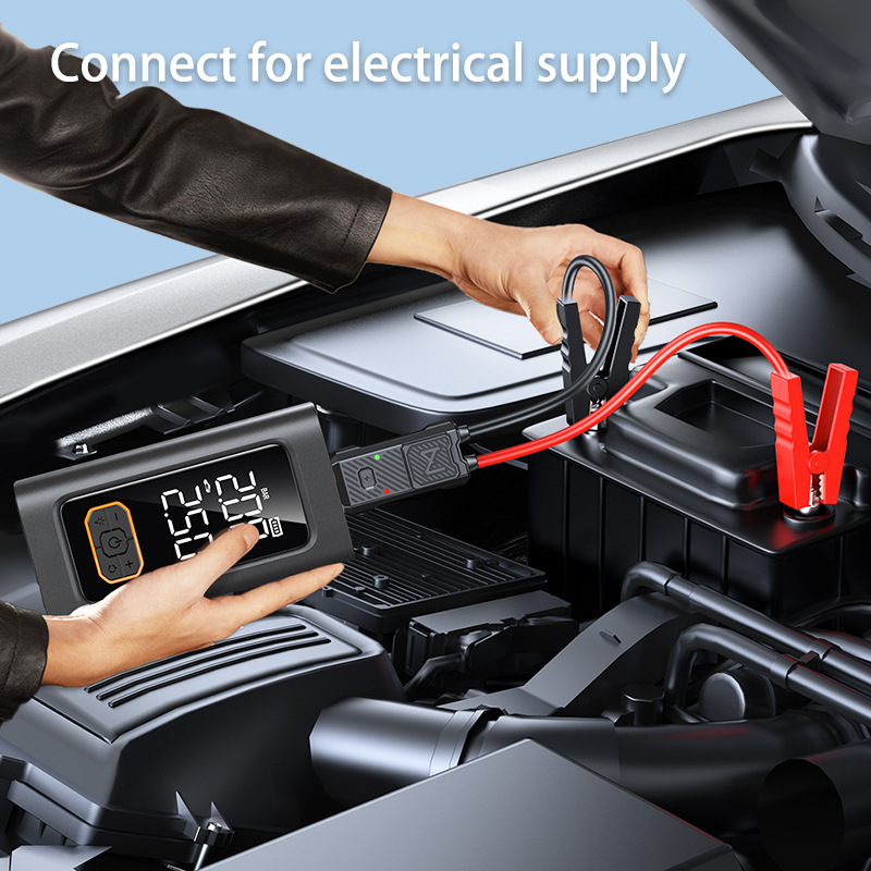 Jump Starter con compresor de aire para automóviles de arranque de emergencia image 1