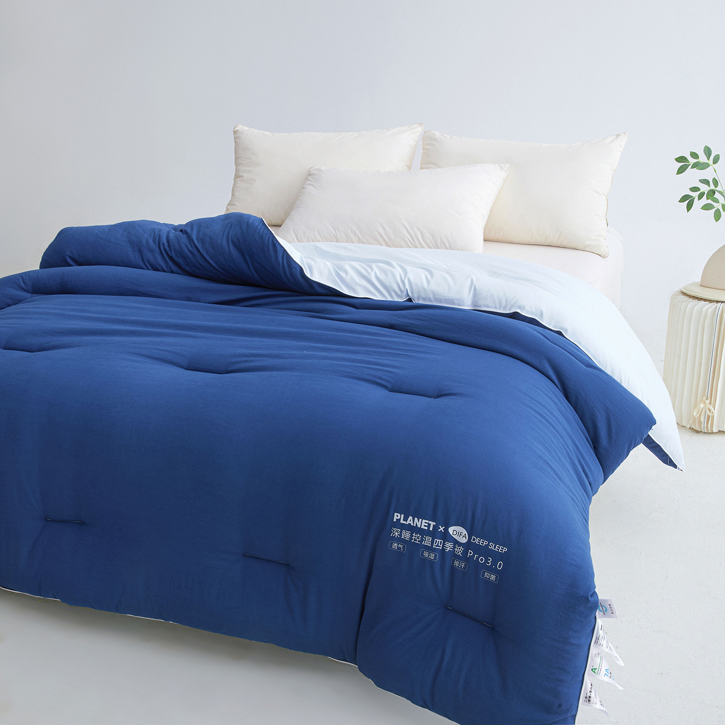 Dormir profundamente edredón de control de temperatura Pro edredón de punto de primavera y otoño edredón de núcleo de invierno único edredón de doble edredón de invierno cálido edredón de invierno lavable a máquina