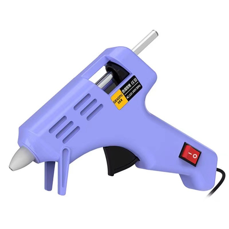 DIY20W pistola de pegamento de fusión en caliente hecha a mano macaron color pistola de pegamento