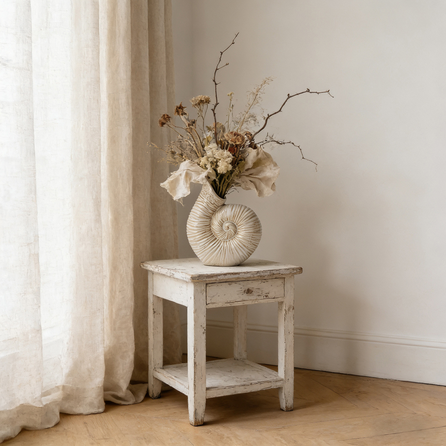 Vaso a spirale di grande impatto, decorazione scultorea in ceramica · Valorizza istantaneamente il tuo spazio_voghion.com