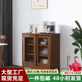 餐边柜实木北欧厨房储物柜客厅多功能厂家直销跨境热销橱柜