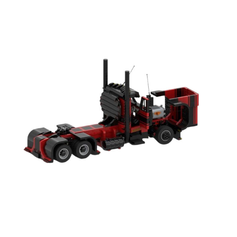 Modelo de camión pesado de bloques de construcción diy_voghion.com