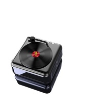 跨境外贸批发X10迷你原子黑胶蓝牙音响无线旋动复古蓝牙音箱H3