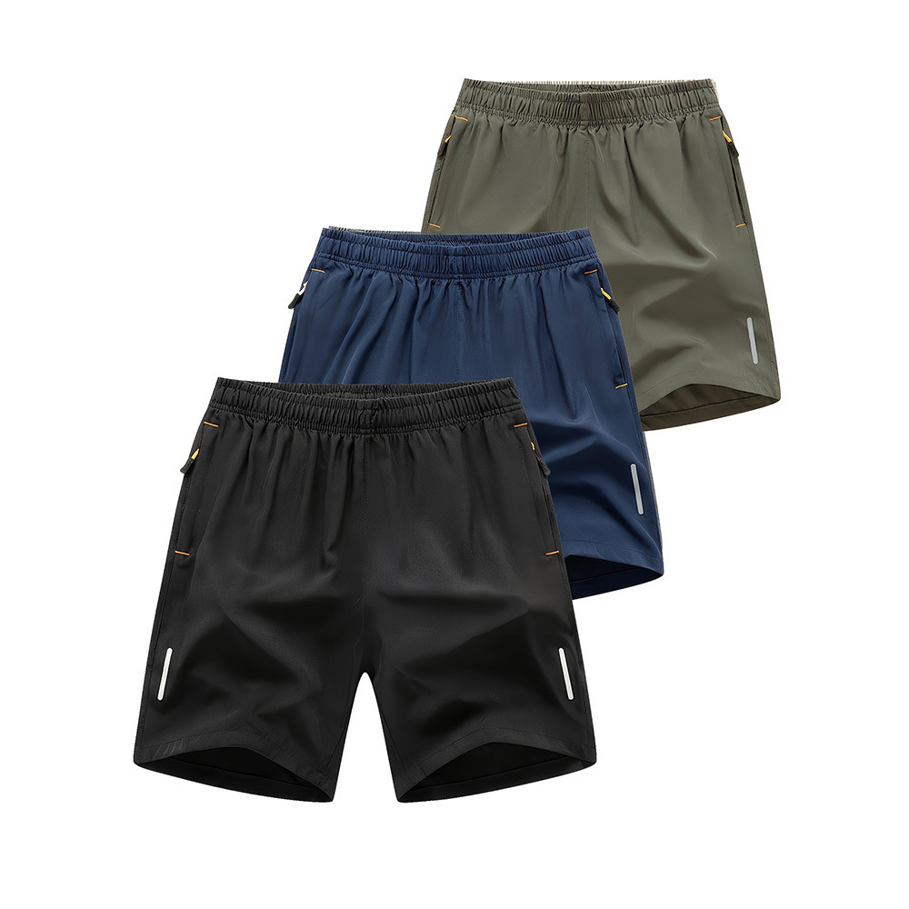 Men's Quick-dry Athletic Shorts With Drawstring Waist 3-pack_voghion.com