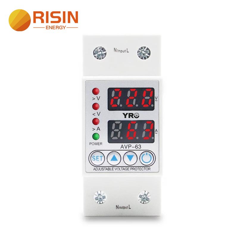 40A 63A 80A 230V 电压保护器自动可调过欠压保护器数字显示屏