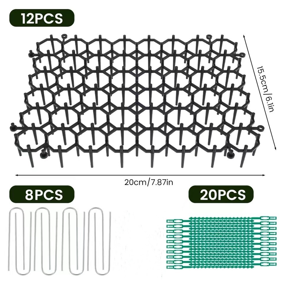 20cm * 15cm (블랙 12/박스 8 손톱 + 20 타이)