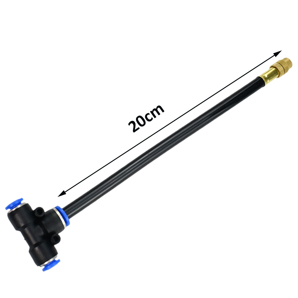 Cabeza de rociador universal Accesorios para dispositivo de riego automático Cabeza de rociador Junta de rociador de atomización Agua de rociador de tres vías riego por rociador de inserción rápida