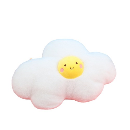 Cartoon style cloud creative special-shaped plush pillow living room sofa car travel dual-purpose seat waist cushion