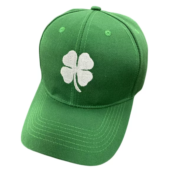 New Irish Day Lucky Grass Baseball Cap St. Patrick's Day Baseball Cap Green Four-leaf Clover Baseball Cap
