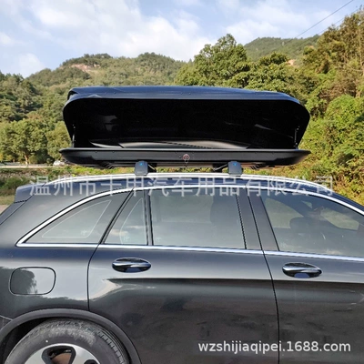 The new car roof trunk car roof box is suitable for XC60 XC90 storage box universal trunk (Roof box) - please-note-the-model-and-model-year-when-placing-an-order-black-single-suitcase