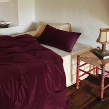 南法假日加厚天鹅绒四件套复古宝宝绒牛奶绒床上床单婴儿绒被套