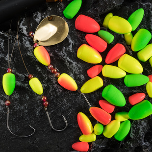 Eva Bullet Fish Float Eye-Catching Fishing Float Short Float Fishing Gear Supplies Highly Sensitive Bass Crucian Carp Foam Float