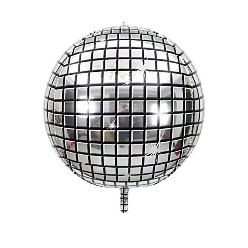 22 pulgadas Disco 4D Balones de aluminio Balones estéreo Bar Club Atmósfera Decoración Balones de aluminio al por mayor Láser image 7