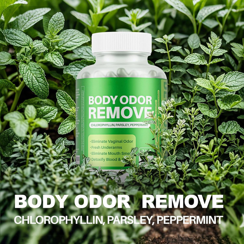 Amazon越境売れ筋商品 クロロフィルカプセル BODY ODOR REMOVE カプセル 60カプセル 工場直送|undefined
