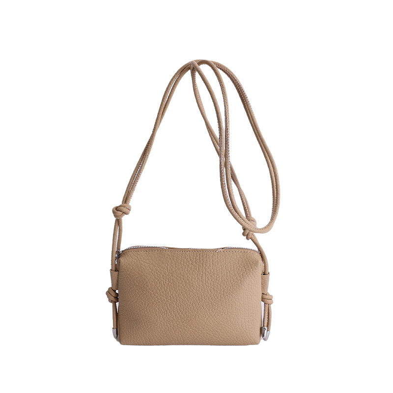 Bolsos de diseño simple de textura para mujeres 2026 nuevo bolso de hombro de moda popular bolso de transporte diario image 9