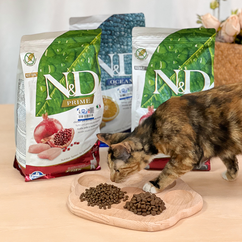 Beethoven Pets/Italy Farmina Grain-Free Chicken Herring Sweet Orange Pomegranate Cat Food for Adult and Young Cats