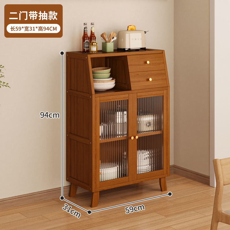 Gabinete de comedor de cocina sala de estar contra la pared armario todo en uno armario armario de piso armario de almacenamiento de café armario de té armario de almacenamiento