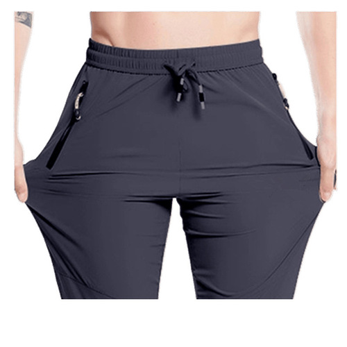 Men's Autumn/Winter Thin Long Pants Loose Casual Outdoor Quick-Dry Pants Women's Waterproof Breathable Elastic Hiking Pants