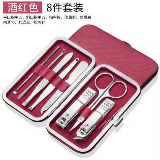 클래식스타일-8종세트-[버건디레드]