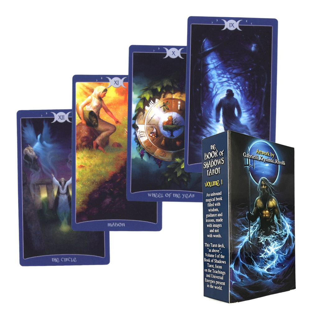 12*7 Book Of Shadows Tarot English Version Cards_voghion.com
