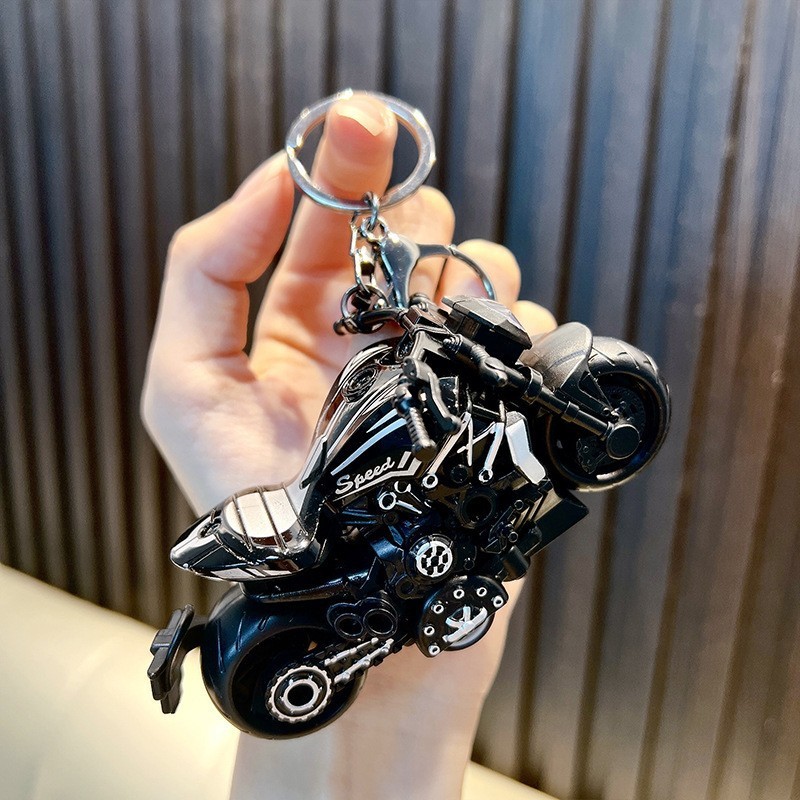 回力汽车模型钥匙扣挂件创意摩托车钥匙链炫酷书包挂饰小礼品批发|undefined
