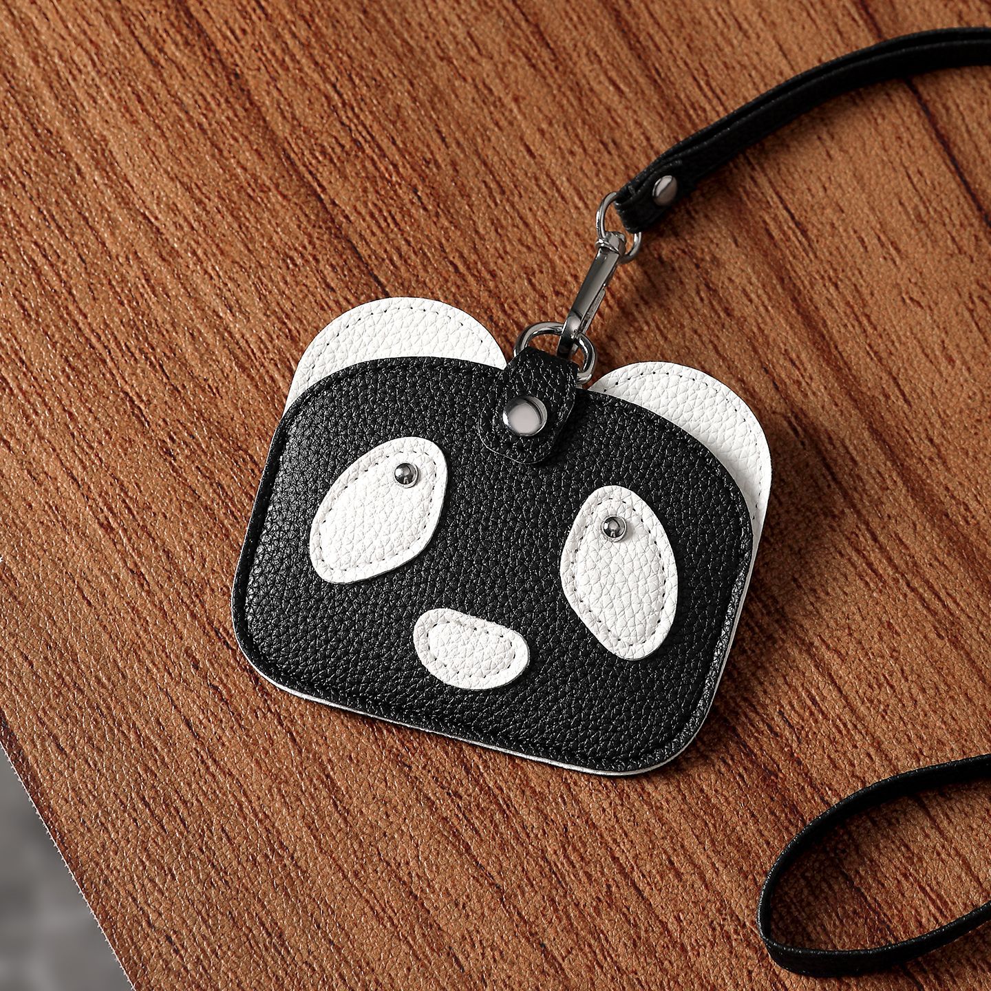 Nuevas bolsas de tarjetas de órgano encantadoras de dibujos animados creativas coreanas mini cremallera panda bolsa de cambio certificados de almacenamiento