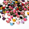 Hair band with bow contains rose flower-shaped, clothing, hair accessory, decorations, polyester, thin weaving