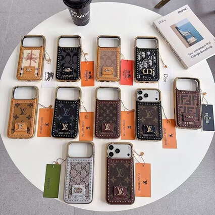 Suitable for Iphone17Promax Mobile Phone Case, Backpack, Rivet Card Holder, Mobile Phone Case, Light Luxury Hand-Held Crossbody Bag