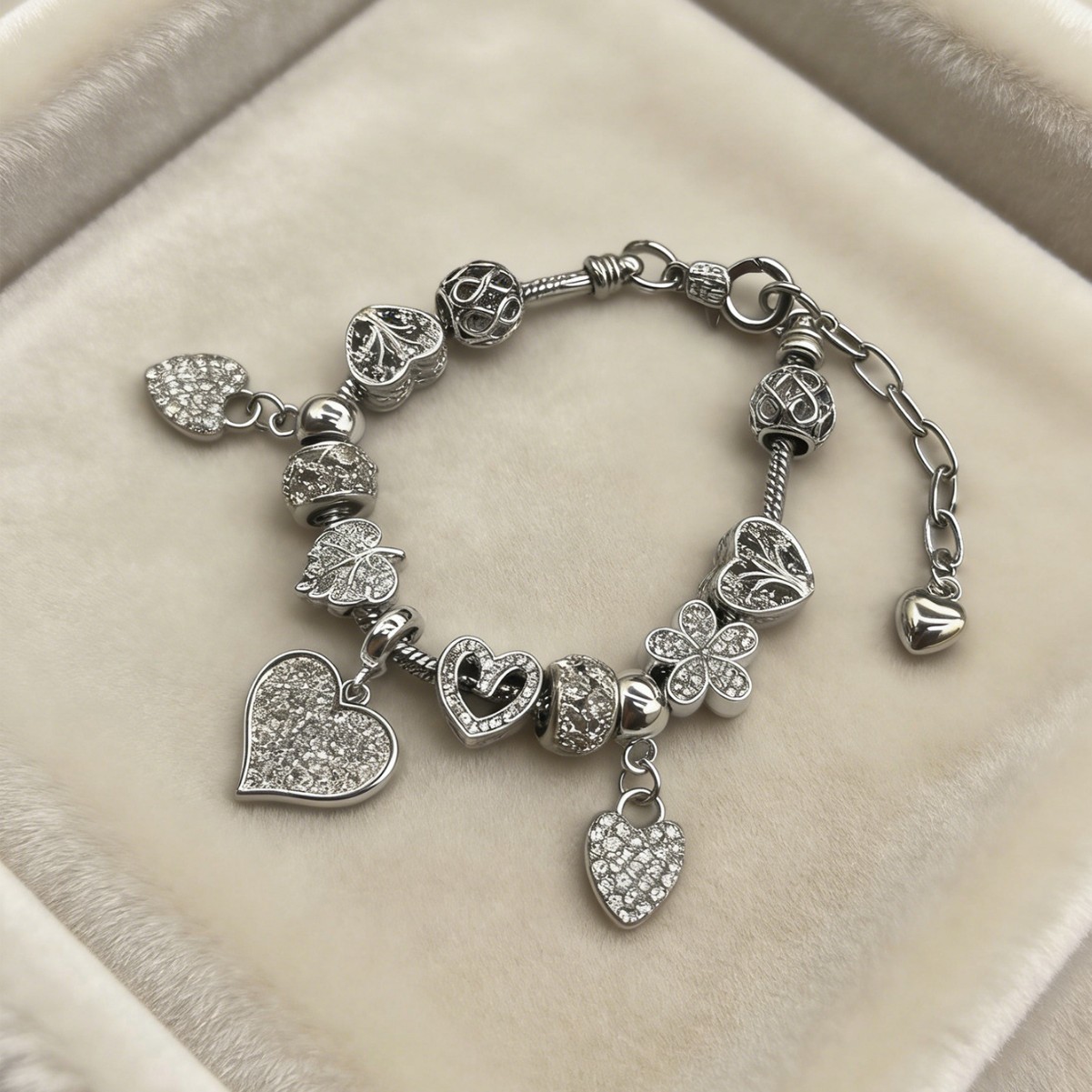Brotación transfronteriza de la pulsera Panjia arco de diamante de agua amor cerradura de llave del árbol de la vida desmontable joyas de moda hermosa