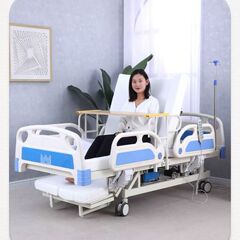 多機能電動介護ベッド 病院用ベッド 回転ベッド 手電一体型医療ベッド 高齢者用ベッド 大小便可能
