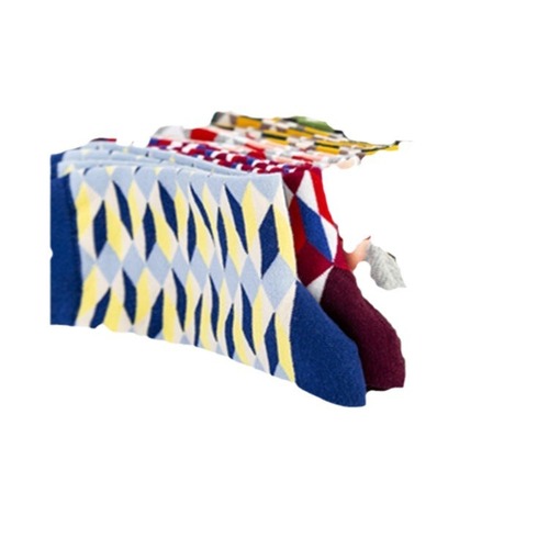 Cross-border new British style gentleman's trendy socks, casual and happy socks wholesale, geometric pattern style