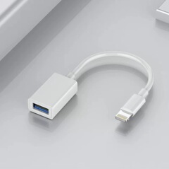 Apple OTG携帯電話用アダプタケーブル、USBメモリ、iPhoneデータ転送用USB-Lightningアダプタ、高速対応