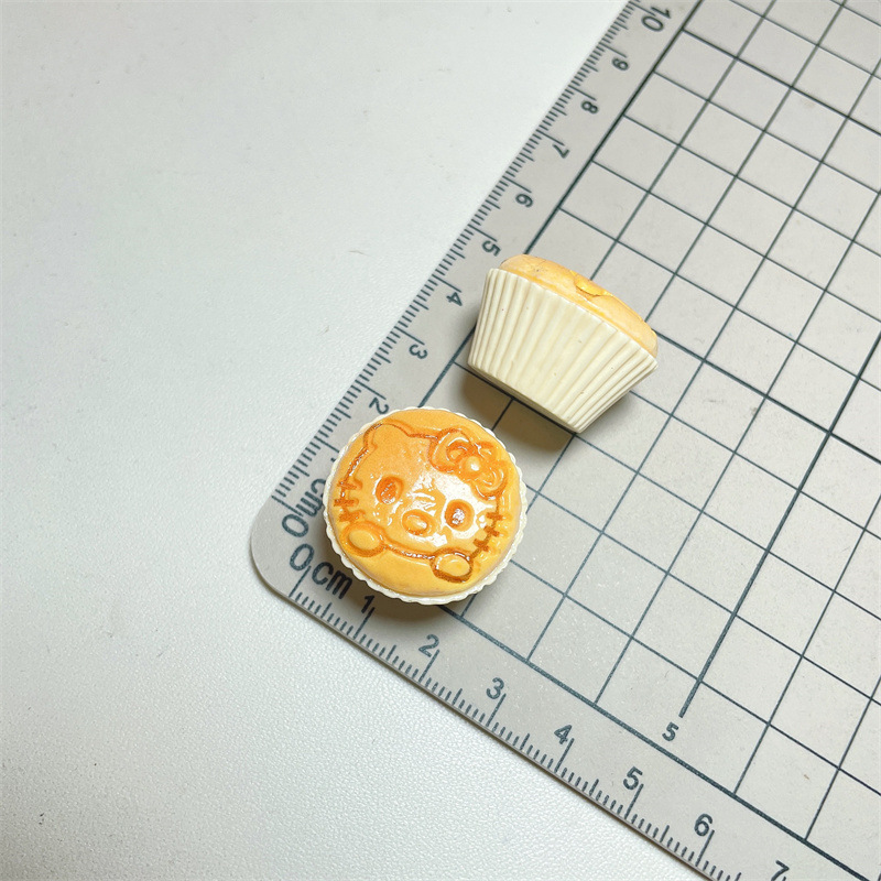diy奶油胶仿真食玩高货kt纸杯蛋糕 发夹贴片手作自制挂件树脂配件详情3