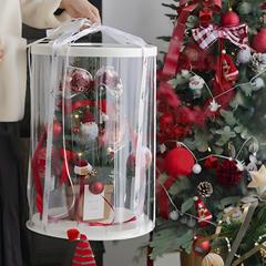 クリスマスギフトボックス クリスマスツリー包装箱 丸型ギフトボックス スナックギフト 空箱 子供のお土産