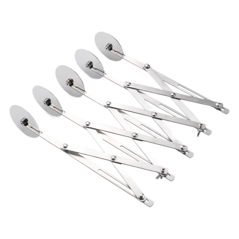 Factory Direct supply retractable five-wheel Pancake knife multi-purpose three-wheel PIZZA knife single head Three-Five-seven-wheel PIZZA knife