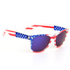 Transparent independent day American flag sunglasses Mi Nail Factory customized gift promotion glasses FDA