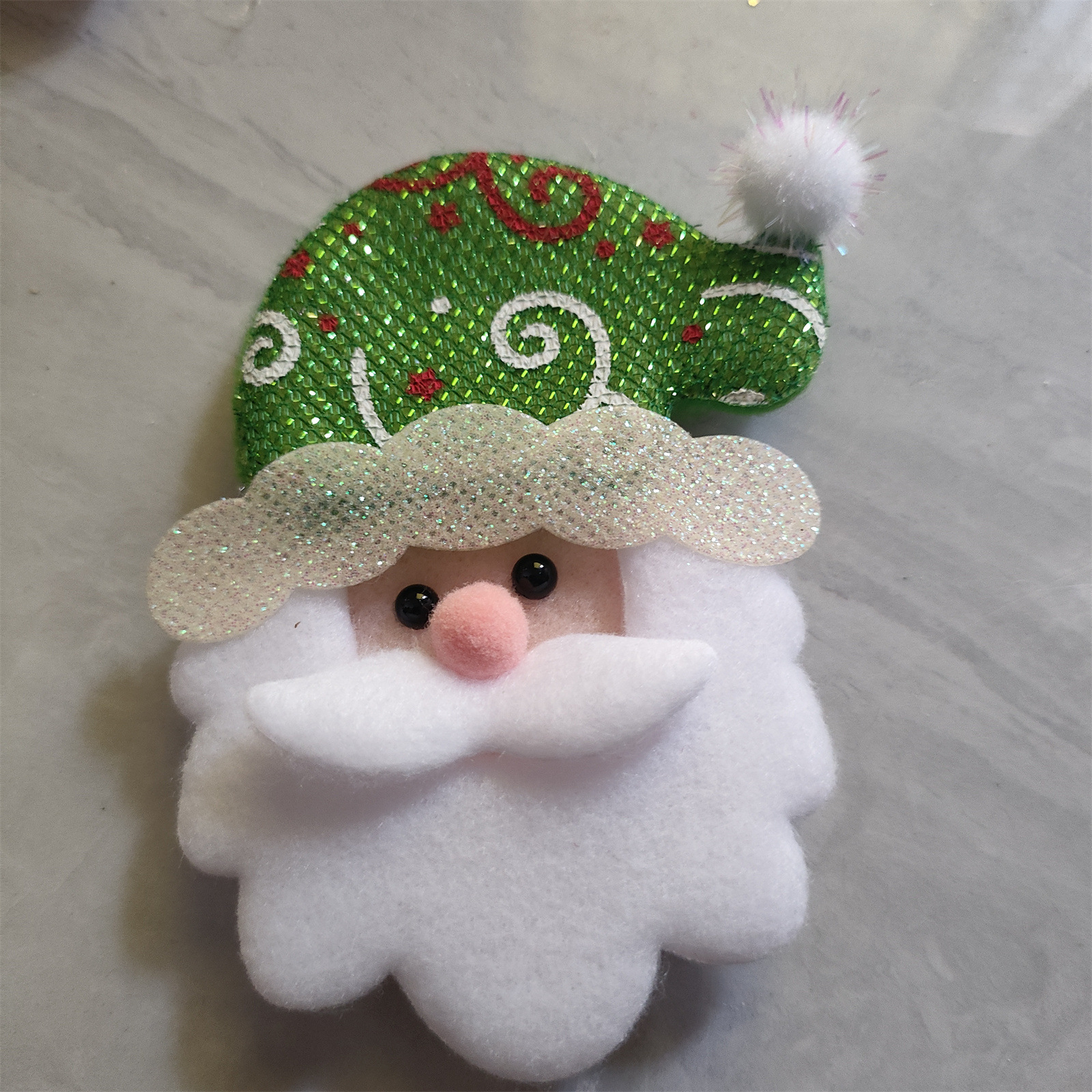 Nuevos dibujos animados de Navidad renos muñeco de nieve Papá Noel accesorios de árbol de Navidad esponja de ciervo arnés accesorios de tocado