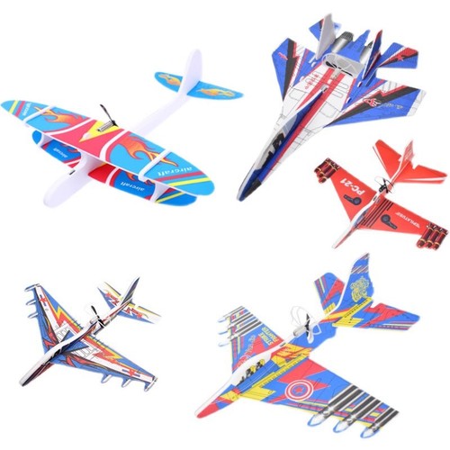 Electric airplane toy children's foam small airplane model assembled hand-thrown rechargeable outdoor combat glider
