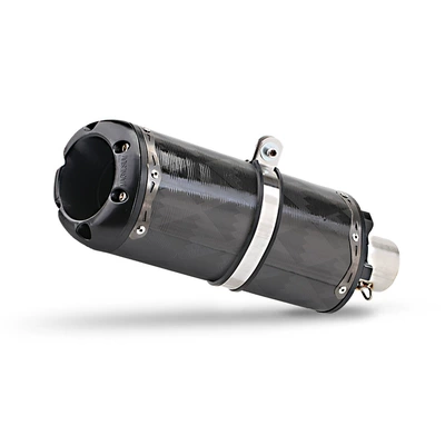 Racing Series, Motorcycle exhaust pipe - short-round-mouth-three-leaf-pattern