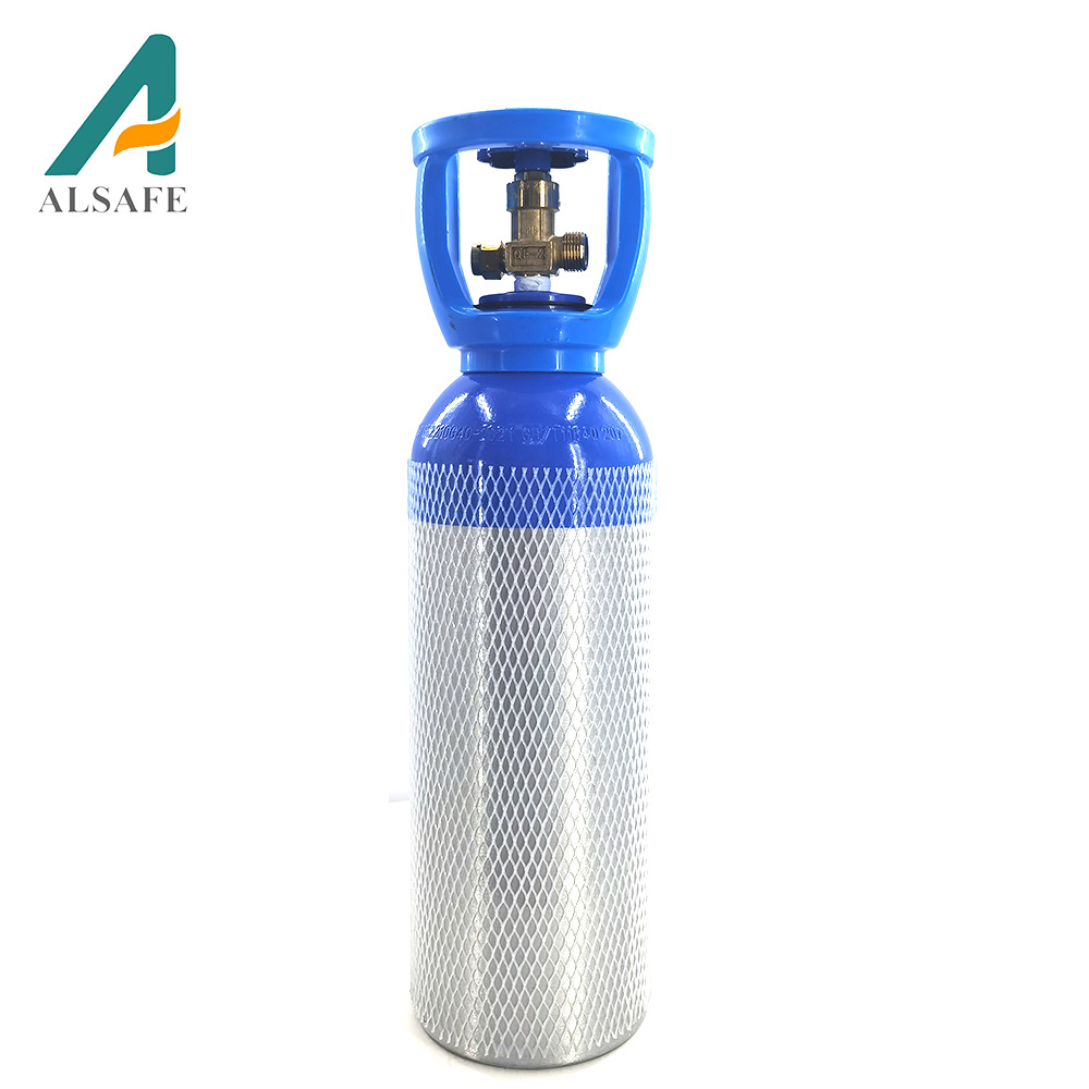 【奥斯福工厂店】氧气瓶 铝合金 医用4升/L供氧器高压无缝气瓶