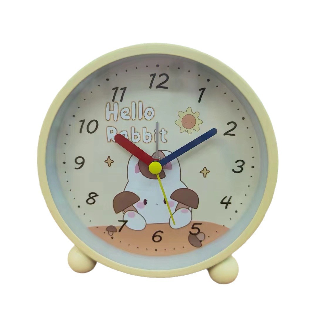 Reloj de despertador de metal macro directo de fábrica con cabecera luminosa se puede colocar en cabecera despertador de escritorio despertador