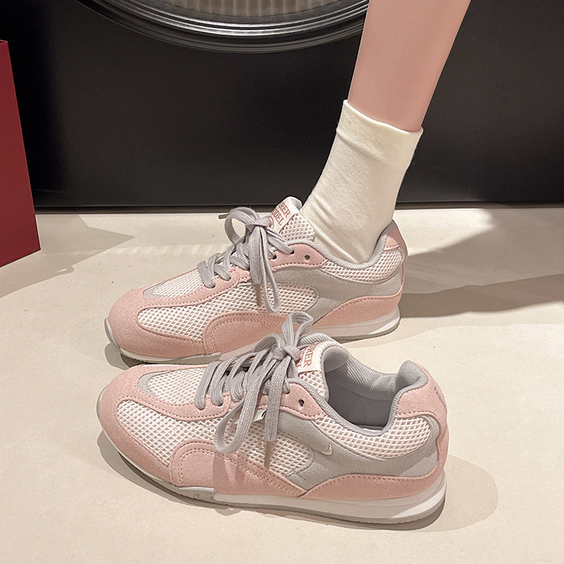 [Serie de redes de pesca] gato y sofá/zapatos de red de pesca malla gruesa transpirable zapatos de suela fina zapatos deportivos lavados retro